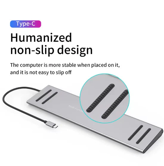 14-in-1 USB-C Docking Station  محطة توصيل USB-C متعددة المنافذ 14 في 1