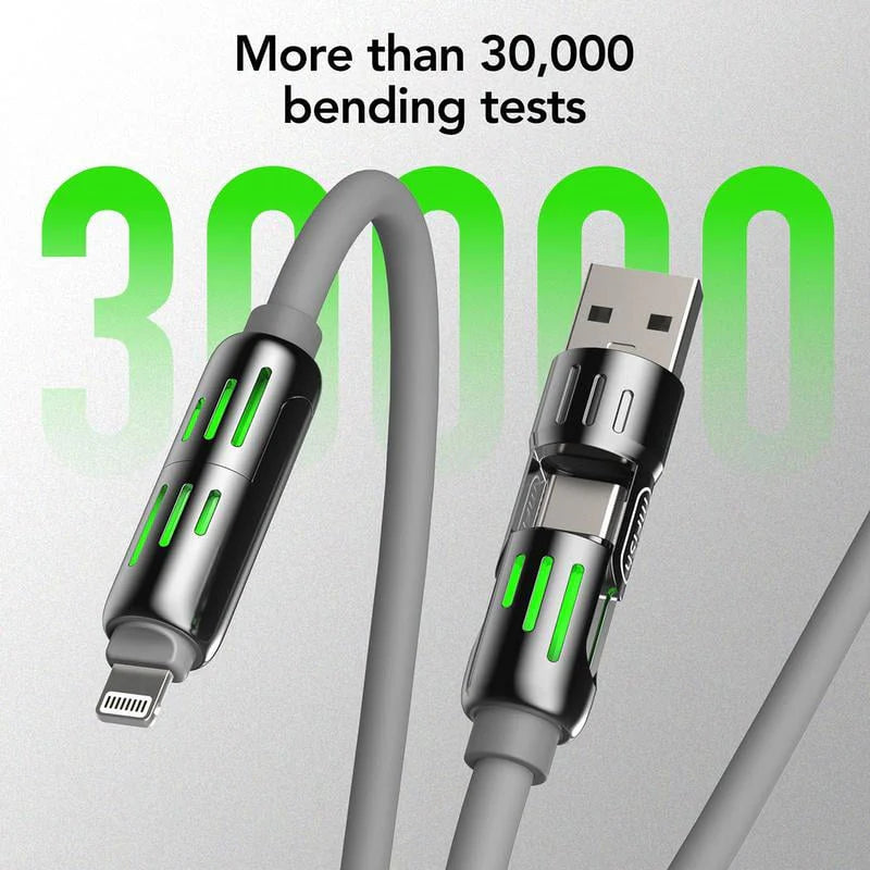 4-in-1 USB Charging Cable  كابل شحن USB متعدد 4 في 1