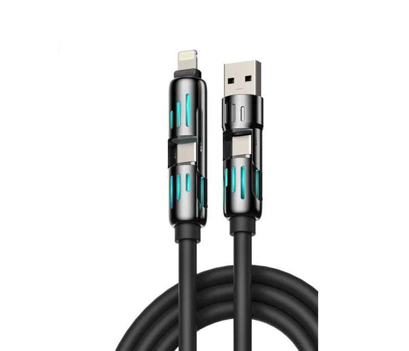 4-in-1 USB Charging Cable  كابل شحن USB متعدد 4 في 1