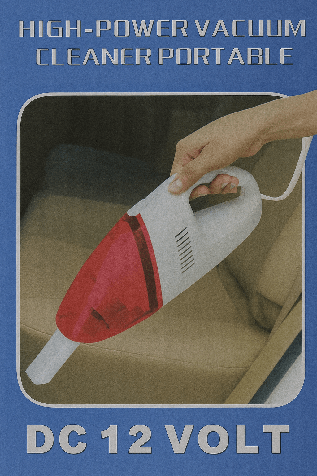 Car Vacuum in use
