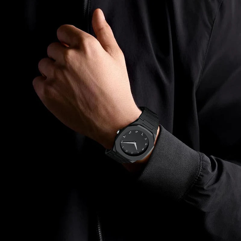 Arabic Dial Steel Watch  ساعة ستانلس ستيل بأرقام عربية